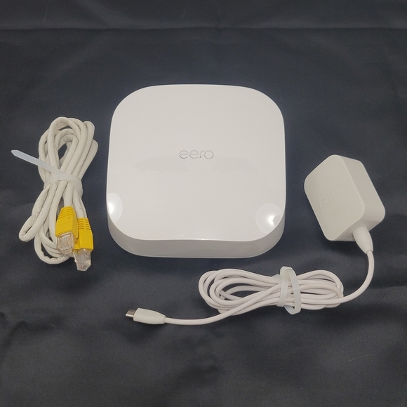 eero Networking Eero Pro 6 Mesh Wifi 6 Router K0001 Triband With Power Cord Cable